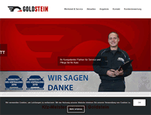 Tablet Screenshot of kfz-goldstein.de